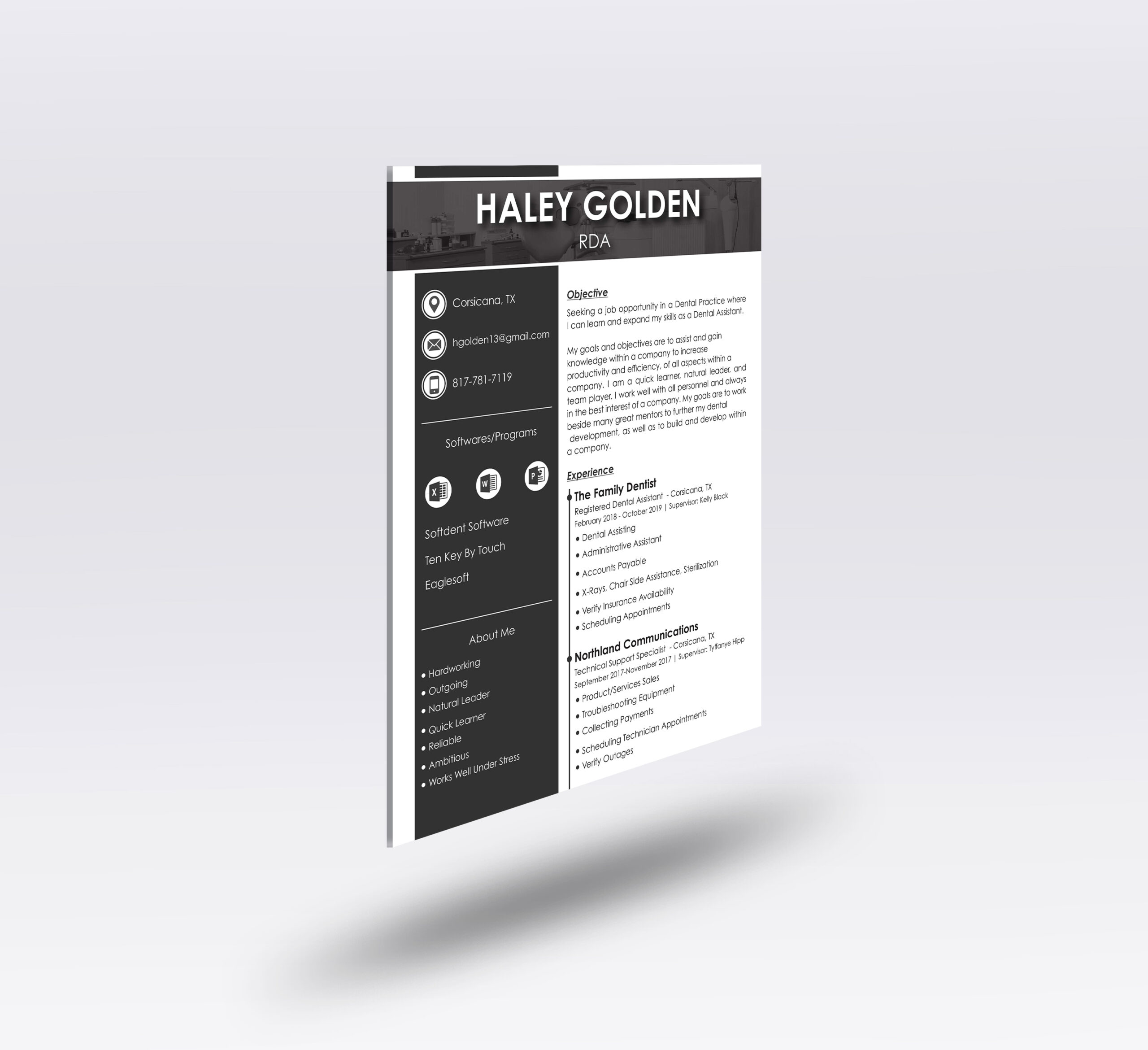 Haley Golden Resume Design - Brand and Web Design Agency