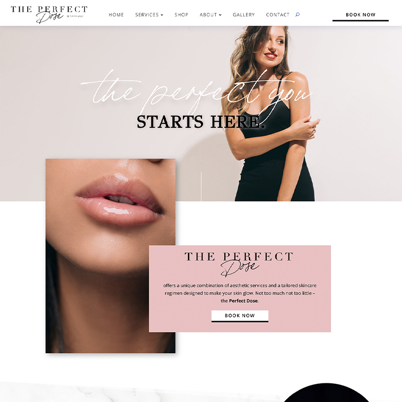 The Perfect Dose - Brand and Web Design Creative Agency