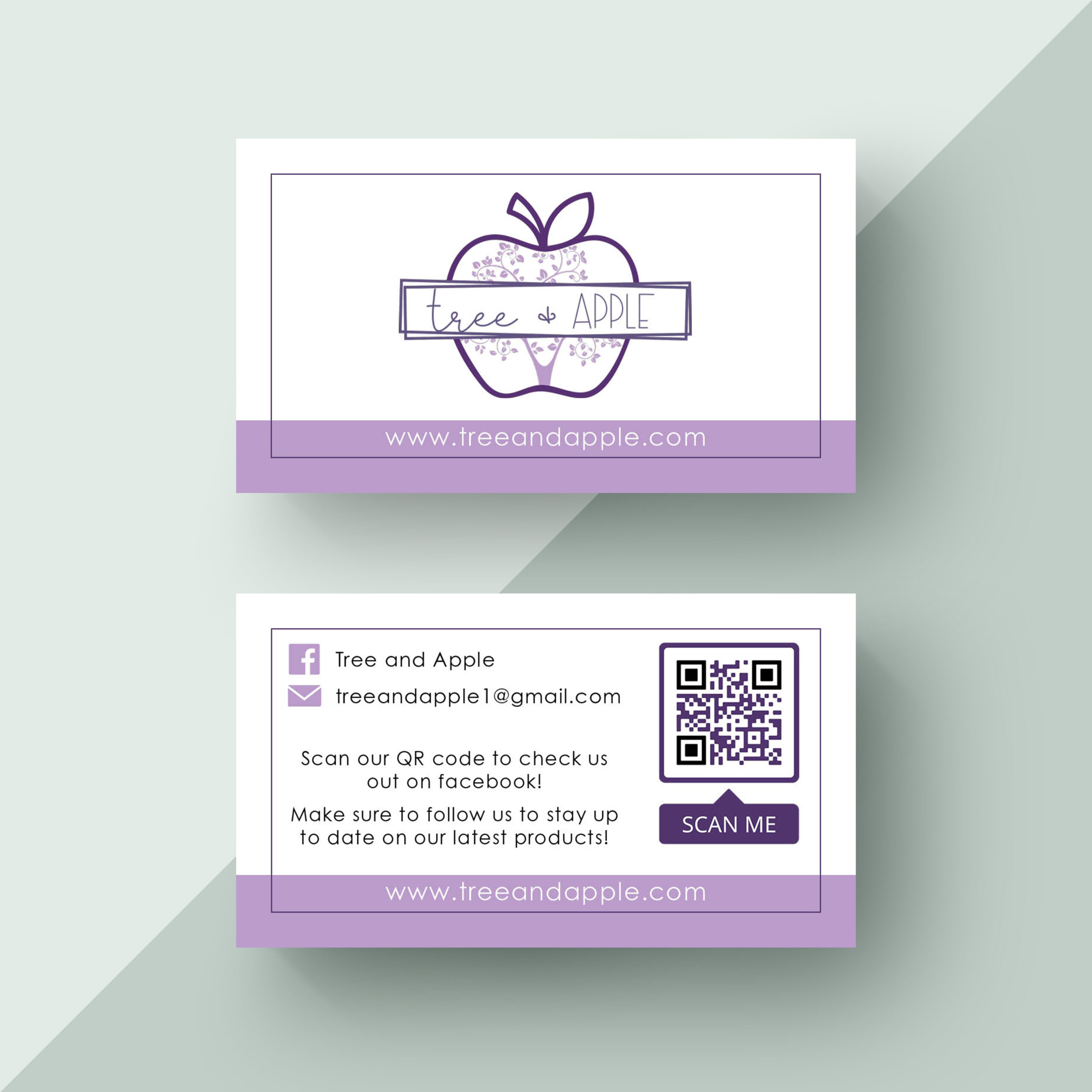 Tree&Apple Business Card - Brand and Web Design Agency 