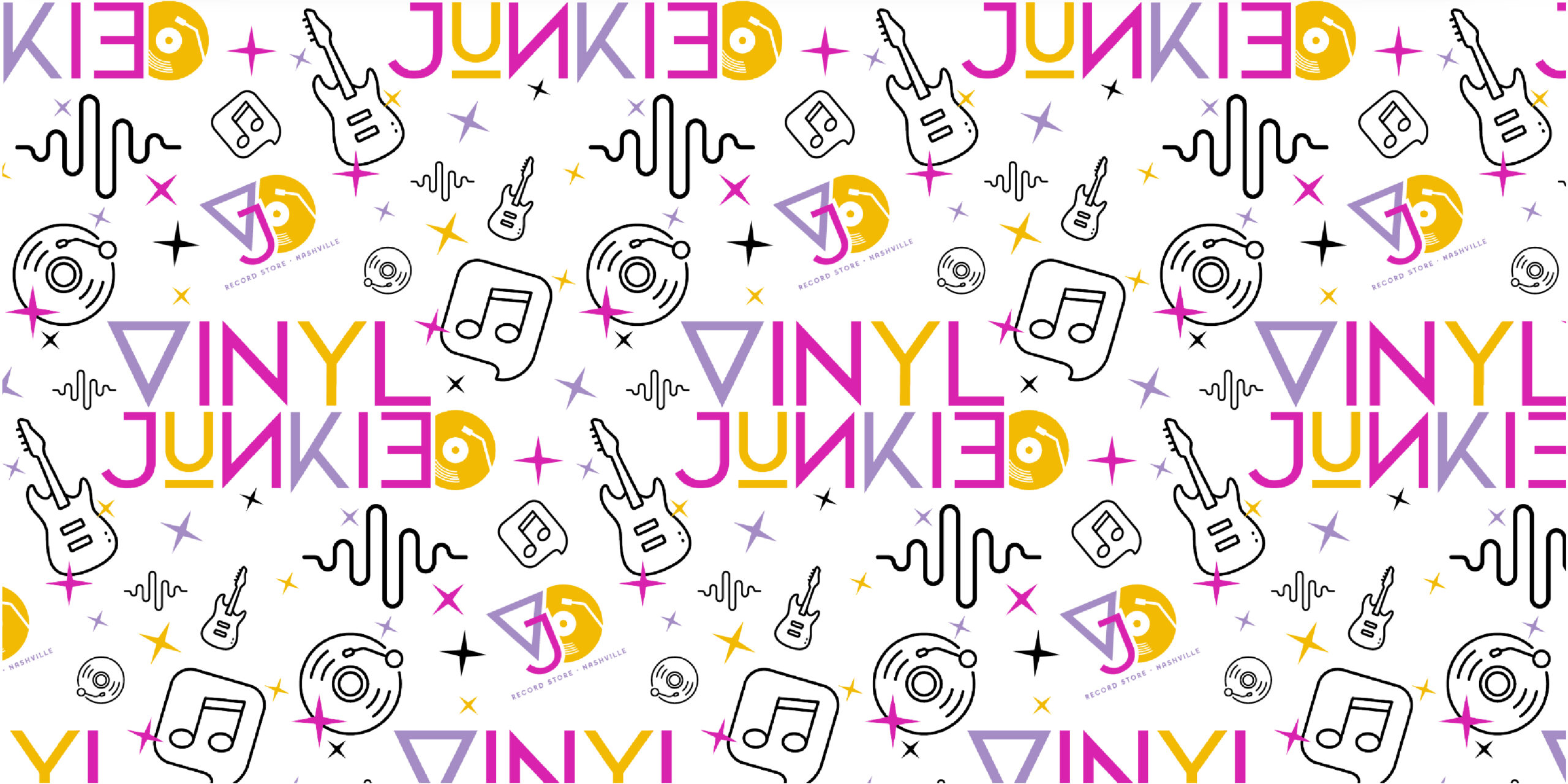 The Vinyl Junkie Brand Pattern