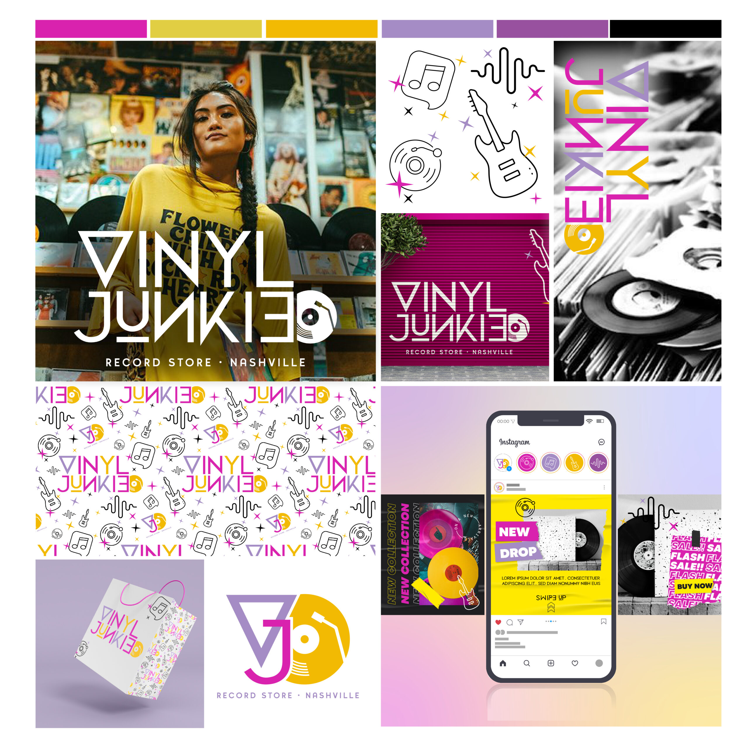The Vinyl Junkie Brand Board